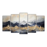 250x125cm Pintura De Paisaje De Montaña Elegante Y Moderno