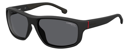 Carrera Gafas De Sol Rectangulares Para Hombre, Gris, 61 Mm,