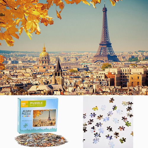 Puzzle Rompecabezas 1000 Piezas Torre Eiffel 75*50cm