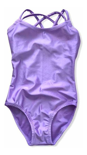 Leotardo Cibeles Color Lila Para Niña Talla 12