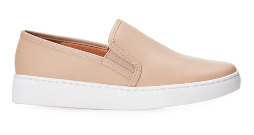 Tênis Feminino Slip On Pelica Bege Vizzano Oferta