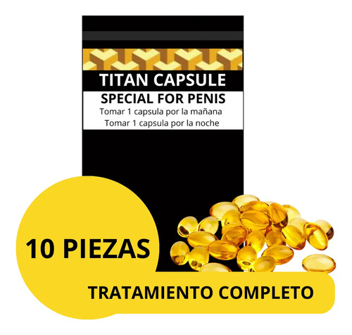 10 Piezas Titan Gel Con Holograma Original | Envío gratis