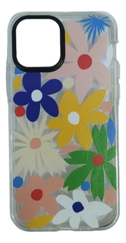 Funda Diseño De Flores Para iPhone 12/12 Pro
