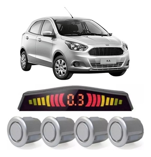 Sensor De Re Estacionamento Prata Ford Ka + Sedan 2015...