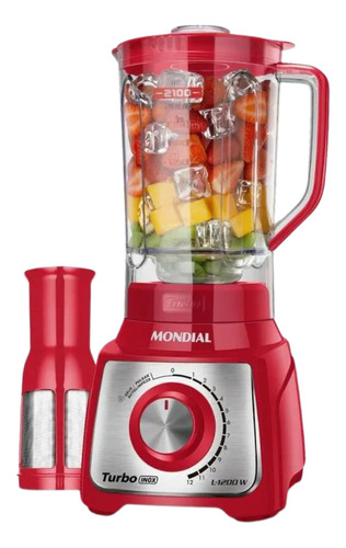 Liquidificador Mondial Turbo Inox L-1200 Ri  1100w 220v