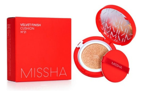 Missha Velvet Finish Cushion Spf50+pa+++ Base De Maquillaje