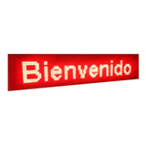 Cartel Led Programable 200x40 Información Pasante  Pregunte 