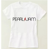 Camisa Bandas Rock Pearl Jam+ Frete 