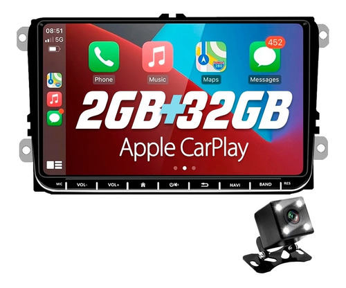 Central Multimedia Volkswagen Golf Android 12 2gb 32gb