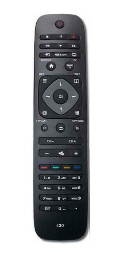 Control Para Tv Philips 43pfg5501 Smart 3d Tecla Home Zuk