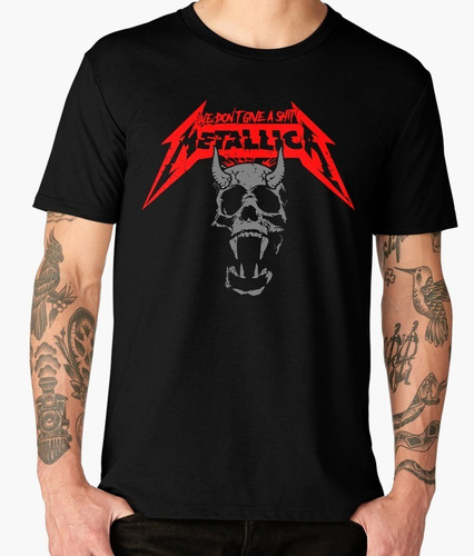 Hermosas Camisas Hombre Negras Metallica Rock