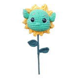 Shrek Flor Tejida Estilo Girasol 22cm