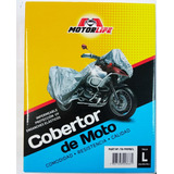 Cobertor Moto Motorlife Cubre Impermeable Con Broche L