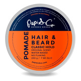 Cera Pomada Para Cabello Y Barba Classic Hold Papi & Co 200g