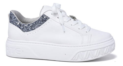 Tenis Plataforma Anabela Blogueira Moda Via Marte 2402 Ouro