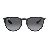 Ray-ban Rb4171 Erika - Gafas De Sol Redondas, Negro, 54 Mm