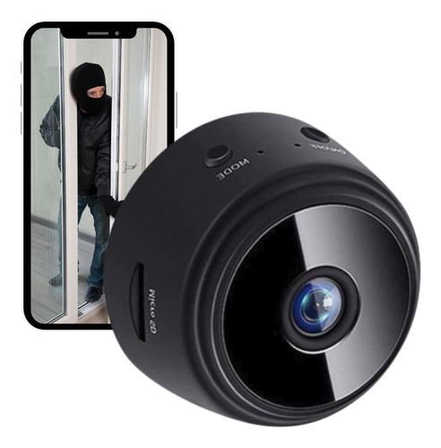 Câmera Espiã Wi-fi Discreta Mini Segurança Visão Noturna