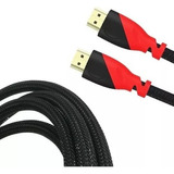 Cable Hdmi A Hdmi Mallado V1.4 Full Hd Ps4 Notebook 1.50 Mts