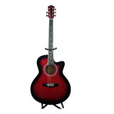 Guitarra Campero Electroacustica Gt4 Resaque Rojo Mate 40¨