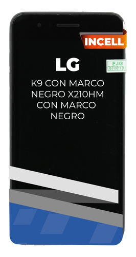 Pantalla Display Lcd LG K9 , X210hm Con Marco Negro