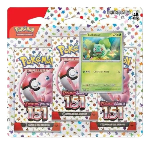 Blister Triplo Pokémon Coleção 151