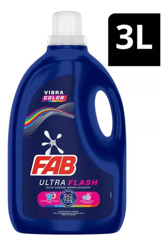Fab Liquido Ultraflash Color 3l - L a $13572