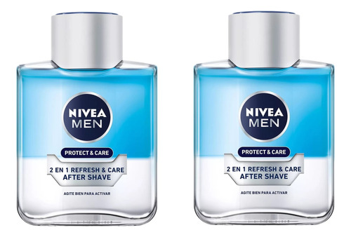 2 Pza After Shave 2 En 1 Refresh Care De Nivea Men 100 Ml