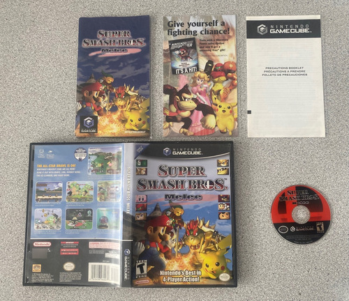 Super Smash Bros Melee Original Funcional Gamecube