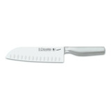 Cuchillo Tres Claveles # 1627 Alveolado Forj Santoku 18 Cm