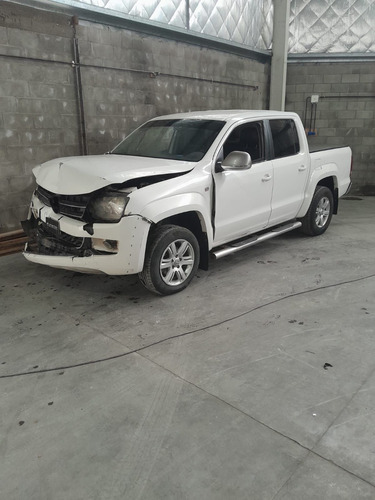 Vw Amarok Highline 2.0 Tdi 4x4 - 2011 Chocado En Marcha