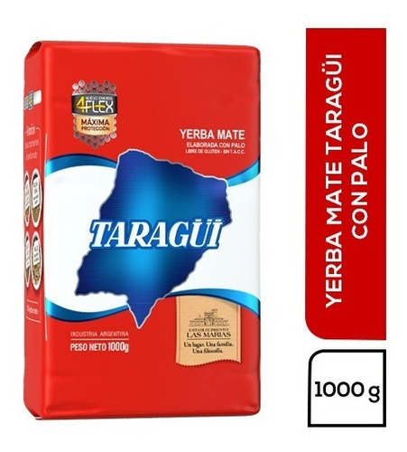 Yerba Mate Taragui 4flex 1kg