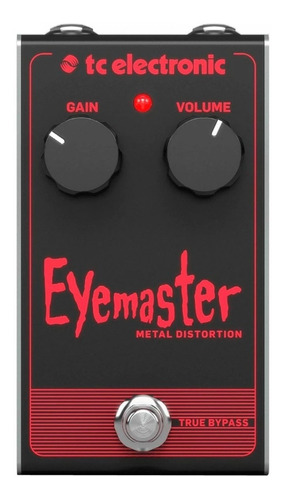 Tc Electronic Eyemaster Metal Distortion Pedal Guitarra Elec