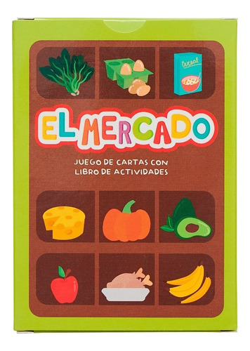 Juego De Cartas Didácticas Con Actividades El Mercado