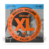 Encordoamento Para Guitarra D'addario Exl110 010