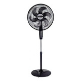 Ventilador De Pie Taurus Silent Power M94401900 Negro Con 6 Aspas Color  Gris, 18  De Diámetro 127 v