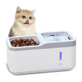 Fuente Agua Automática Dispensador Comida Gato Perro