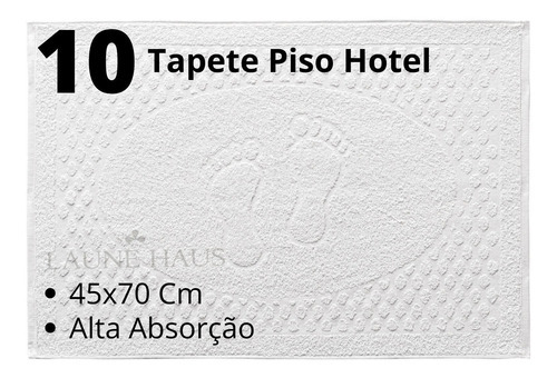 Kit 10 Piso Banheiro Hotelaria Alta Absorção By Laune Haus