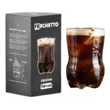 Ferchetto Vaso Vidrio 800ml Con Sorbete Y Posavaso Regalo