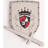 Little Adventures Foam Feam Play Toy Sheild Sword Set (red K