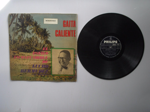 Lp Vinilo Lucho Bermudez Y Orquesta Gaita Caliente 1960