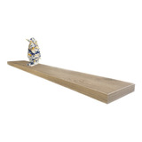 Repisa Flotante 140cms Roble Claro - Anclajes De Seguridad