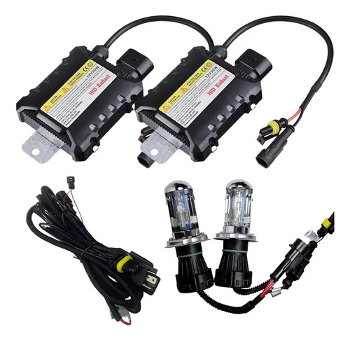 Hid Bixenon Alta Y Baja H4 8000k Vw Caribe Año 1980 A 1987