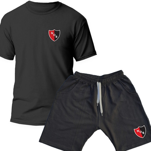 Conjunto Niño Remera Y Short Algodon Cortos Futbol Argentino