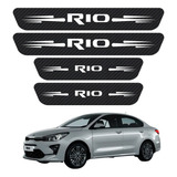 Sticker Protector Bl De Estribos 4 Puertas Para Kia Rio