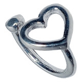 Aro Cuff Plata 925 Corazón