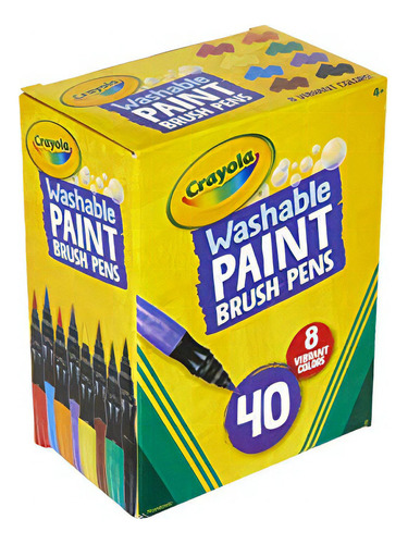 Crayola Marcadores De Punta De Pincel De 40 Ct