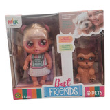 Boneca Milk Brinquedos Best Friends Amiguinho Pet 