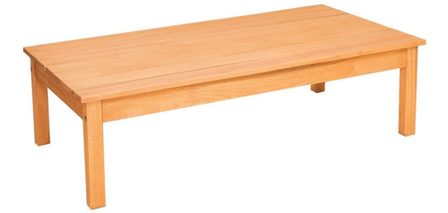 Mesa Baja De Madera Eucaliptus Candelaria Pintada C/ Envio