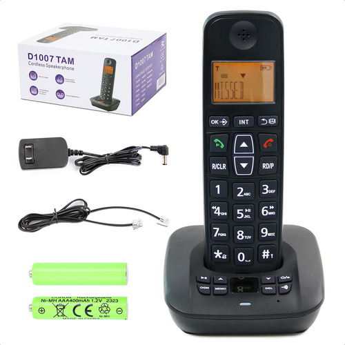 D1007tam Teléfono Inalámbrico Con Contestador Automático