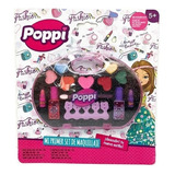 Set De Maquillaje Inafntil Poppi Nena Colores Lavable Cool!!